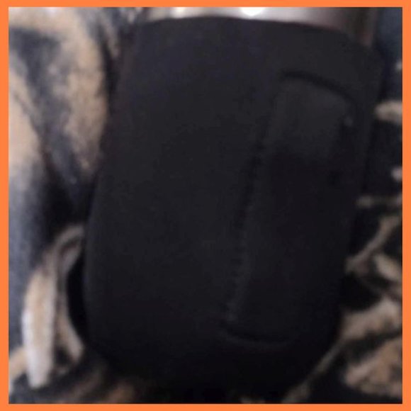 American Tailgater Reversible Orange / Black Magnetic Drink Koozie - Picture 2 of 4